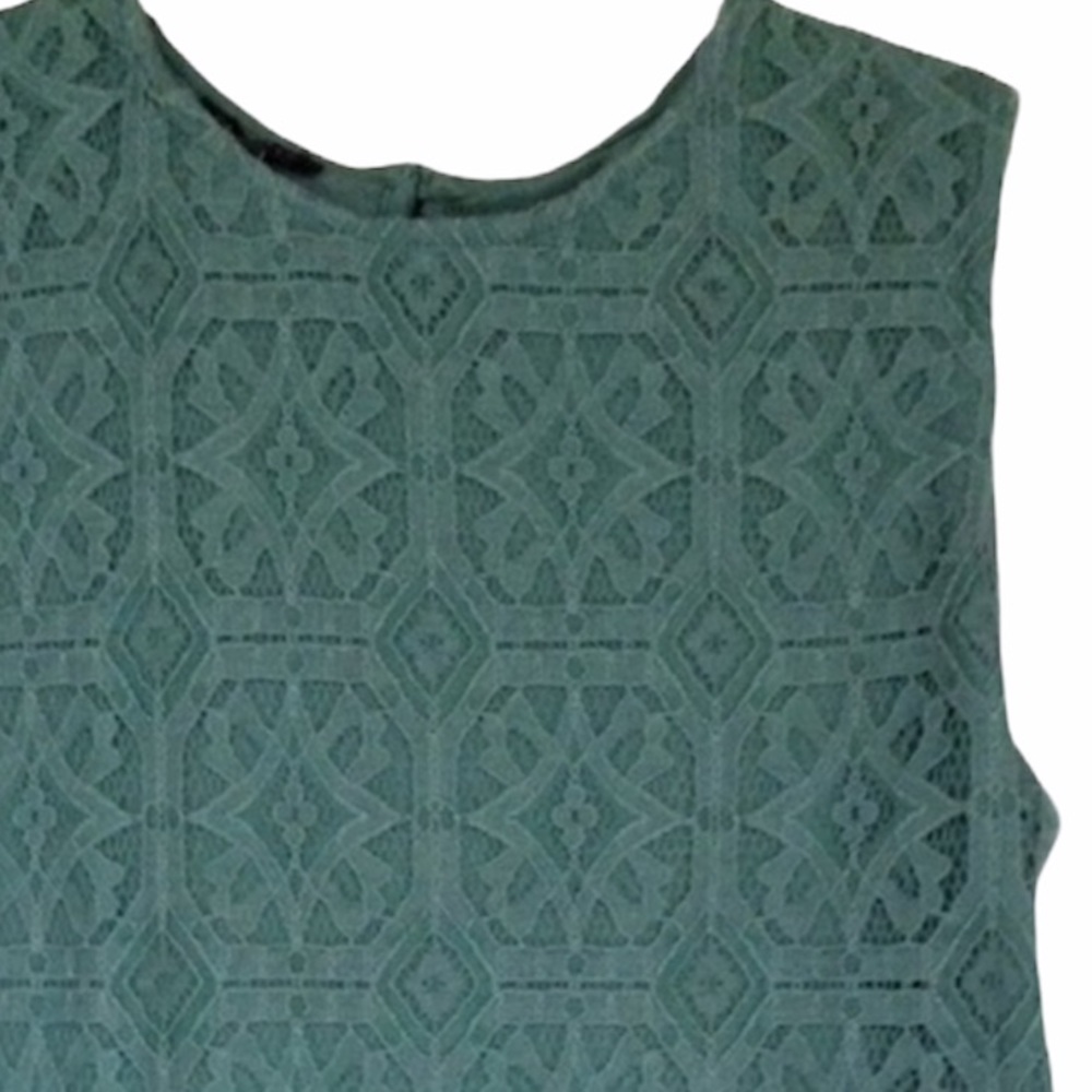 ❌ SALE  ❌ 💚 Talbots Dressy Sleeveless Lace Blouse - Picture 3 of 7